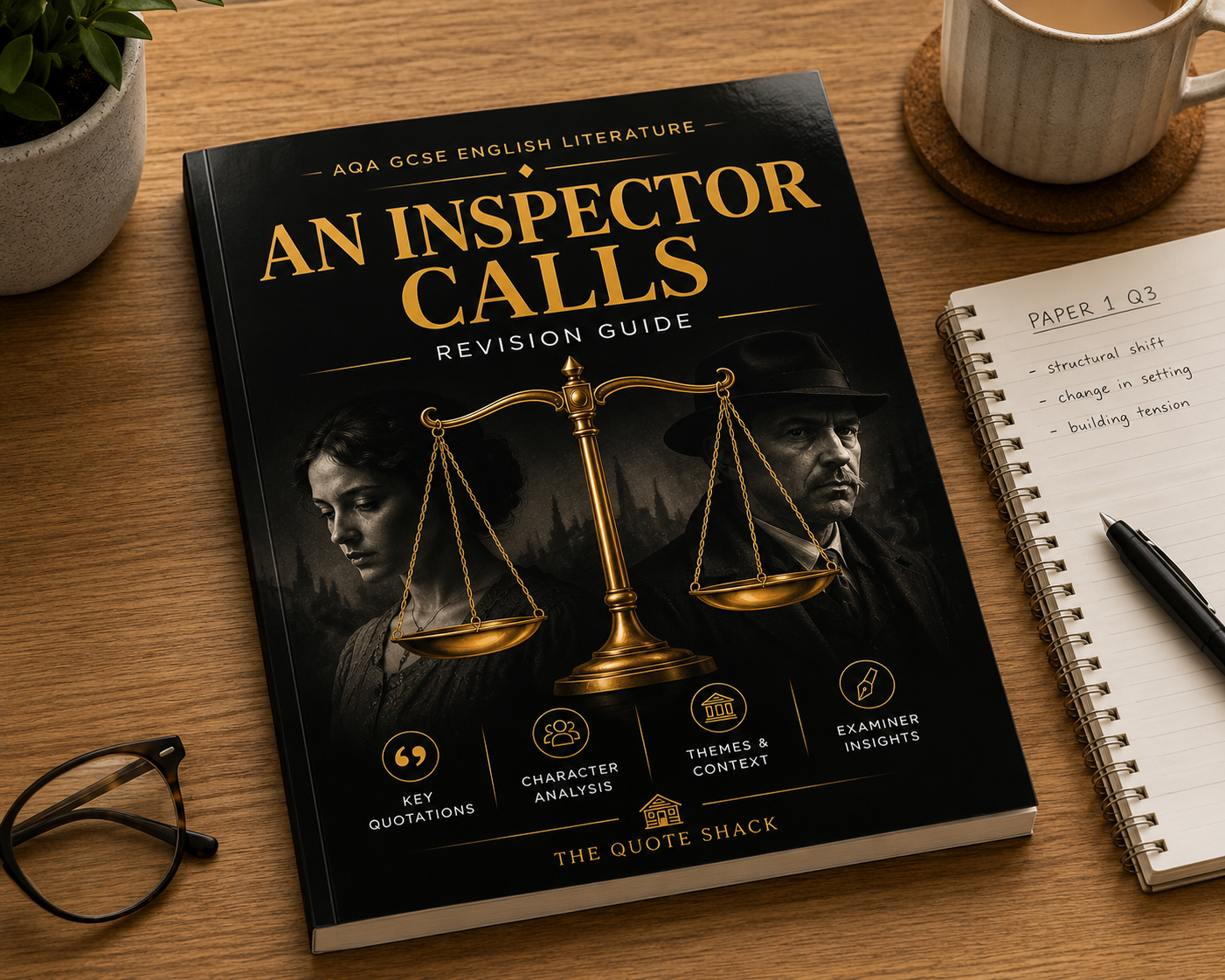 An Inspector Calls AQA GCSE English Literature revision guide by The Quote Shack